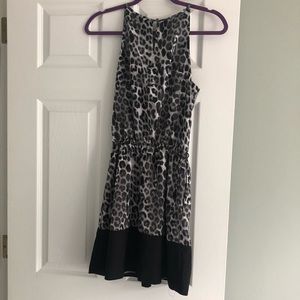 🐆Express Size S black and gray cheetah dress! 🐆